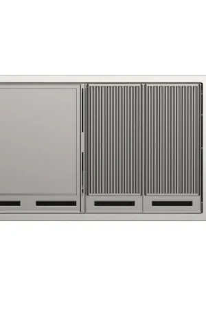 Fulgor Barbecue a gas FOBQ 1000 G X finitura acciaio inox da 105 cm Prezzo Scontato