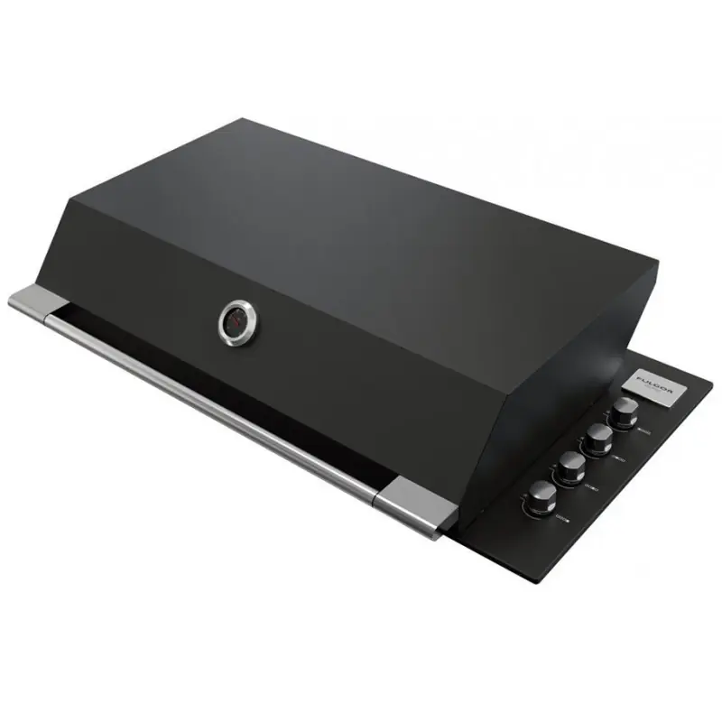 Fulgor Coperchio alto per arrostire FOBQ HL 1000 MBK finitura acciaio nero opaco Professionale