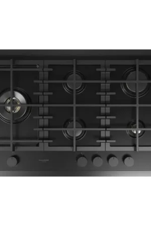 Vendita Finale Fulgor Piano cottura a gas FUH 905 G DWK MBK finitura acciaio nero opaco da 91 cm