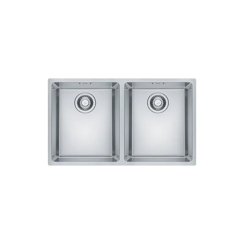 PRONTA CONSEGNA - Franke Lavello due vasche Maris Incasso Semifilo/Filotop MRX 220 34-34 127.0525.281 finitura inox satinato da 74,1x43,6 cm Vendita Finale