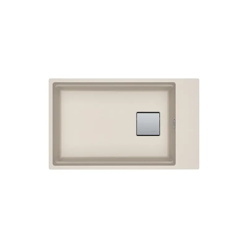 Offerta Limitata Franke Lavello una vasca Vasche Kubus 2 Sottotop KNG 110-62 125.0529.609 finitura fragranite sahara da 62x42 cm