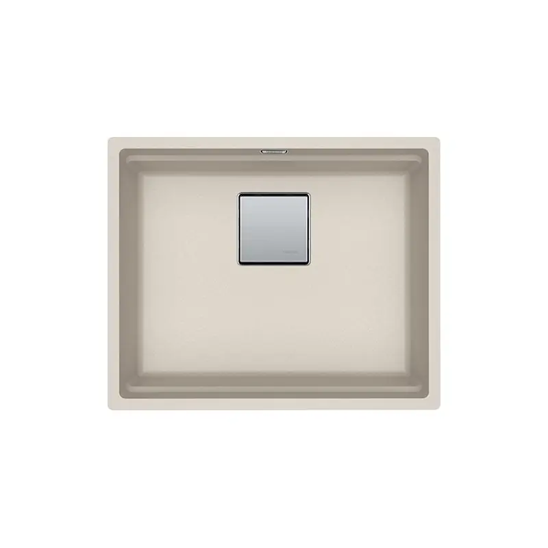 Prezzo Ridotto PRONTA CONSEGNA - Franke Lavello una vasca Vasche Kubus 2 Sottotop KNG 110-52 125.0529.588 finitura fragranite sahara da 52x42 cm