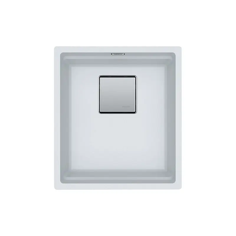 PRONTA CONSEGNA - Franke Lavello una vasca Vasche Kubus 2 Sottotop KNG 110-37 125.0529.422 finitura fragranite bianco da 37x42 cm Promozione