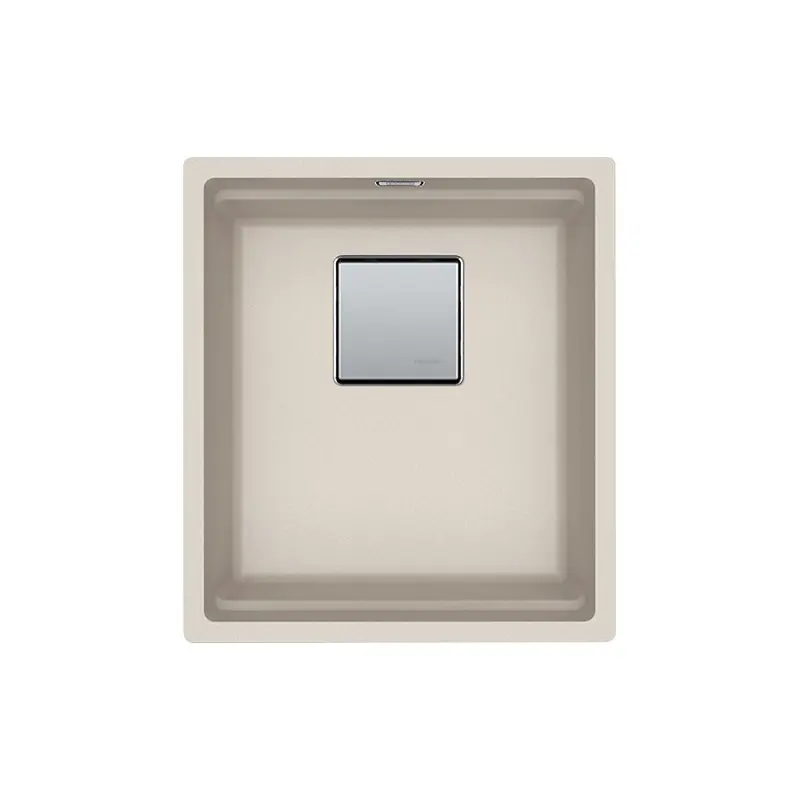 Franke Lavello una vasca Vasche Kubus 2 Sottotop KNG 110-37 125.0529.242 finitura fragranite sahara da 37x42 cm Di Tendenza