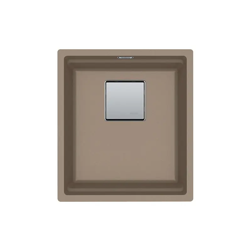 Franke Lavello una vasca Vasche Kubus 2 Sottotop KNG 110-37 125.0529.309 finitura fragranite oyster da 37x42 cm Offerta Speciale