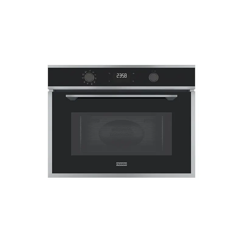 Acquista Ora PRONTA CONSEGNA - Franke Forno microonde Maris FMA 45 MW XS 131.0606.104 finitura inox satinato - cristallo nero da 60 cm