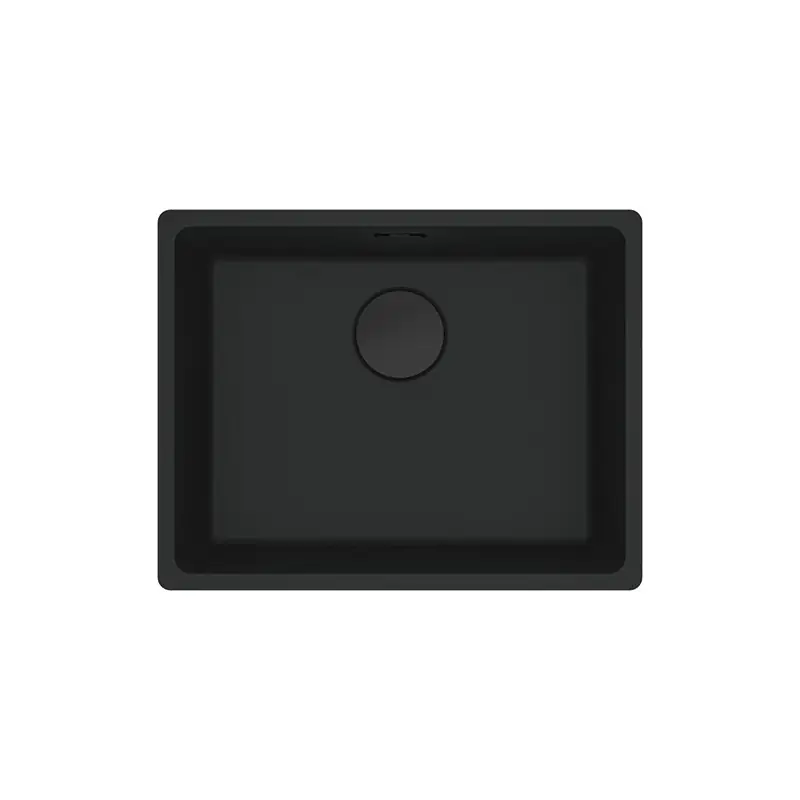 Vendita Finale PRONTA CONSEGNA - Franke Lavello una vasca Vasche Sopratop Maris MRG 610-52 114.0661.658 fragranite black matt da 56x44 cm