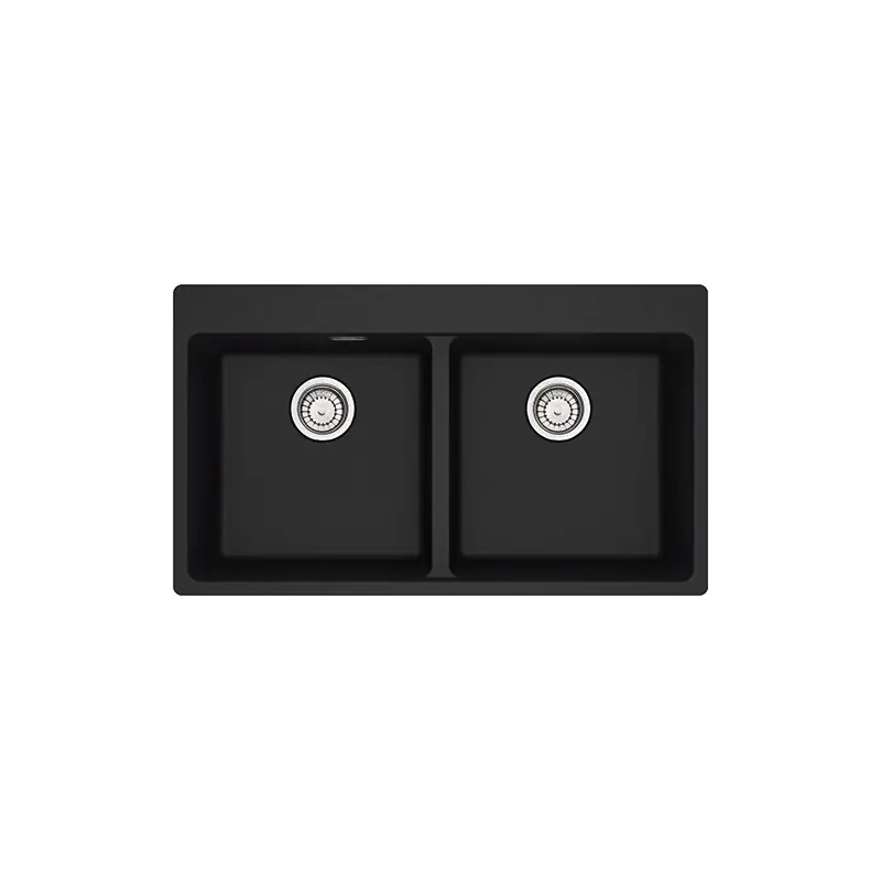 Franke Lavello due vasche Vasche Sopratop Centro MRG 620-39-39 FTL 114.0666.363 finitura fragranite nero da 86x50 cm Direttamente Dal Produttore