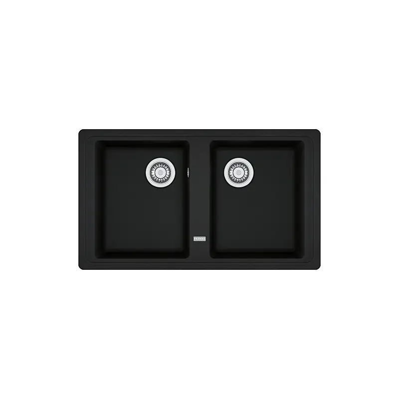 Occasione Imperdibile PRONTA CONSEGNA - Franke Lavello due vasche Boston BFG 620 114.0661.715 finitura fragranite black matt da 86x50 cm
