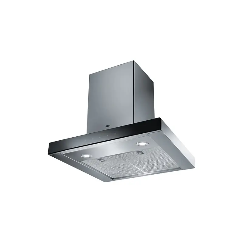 Promo Stagionale PRONTA CONSEGNA - Franke Cappa a parete Mythos FCR 625 TC BK XS 325.0653.923 finitura inox e cristallo nero da 60 cm