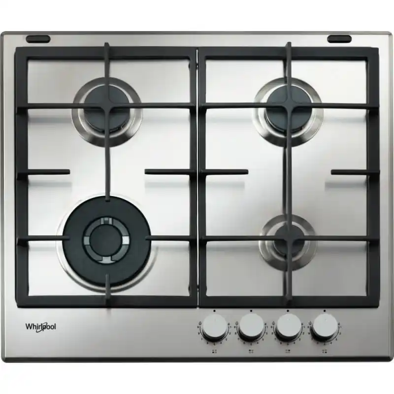PRONTA CONSEGNA - Whirlpool Piano cottura a gas GMAL 6422/IXL finitura inox da 59 cm Offerta Del Giorno