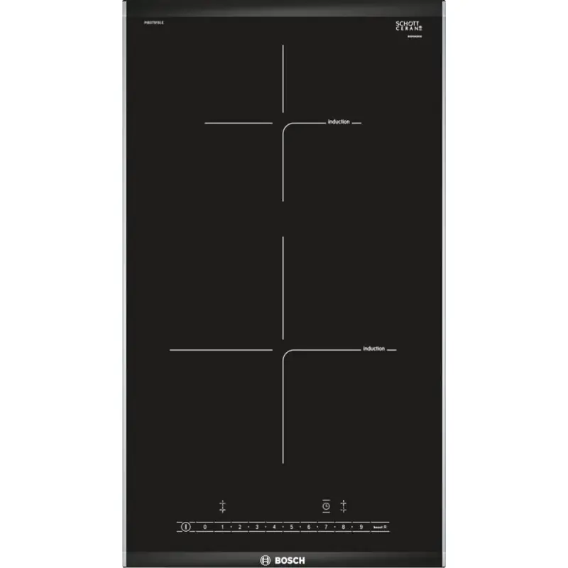 PRONTA CONSEGNA - Bosch Piano cottura domino a induzione PIB375FB1E in vetroceramica nero da 30 cm - Serie 6 Affare