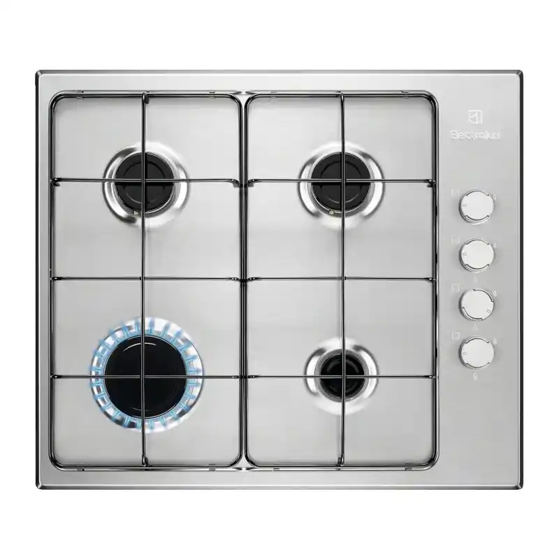 Electrolux Piano cottura a gas Slim Profile KGS6404SX finitura inox da 60 cm Promozione