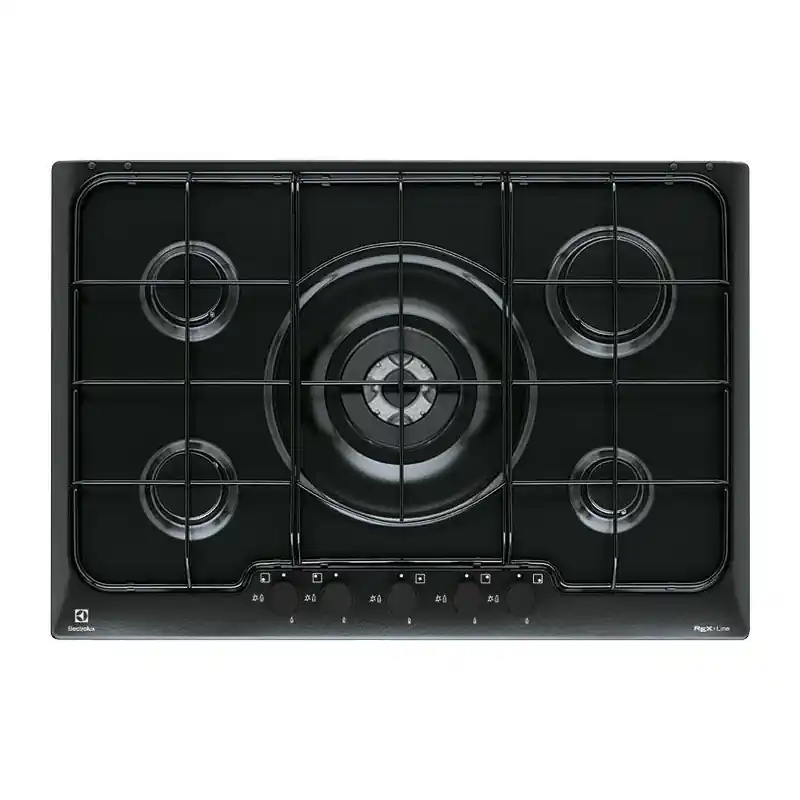 Scelto Dai Clienti PRONTA CONSEGNA - Electrolux Piano cottura a gas Soft PN750UV finitura nero da 75 cm