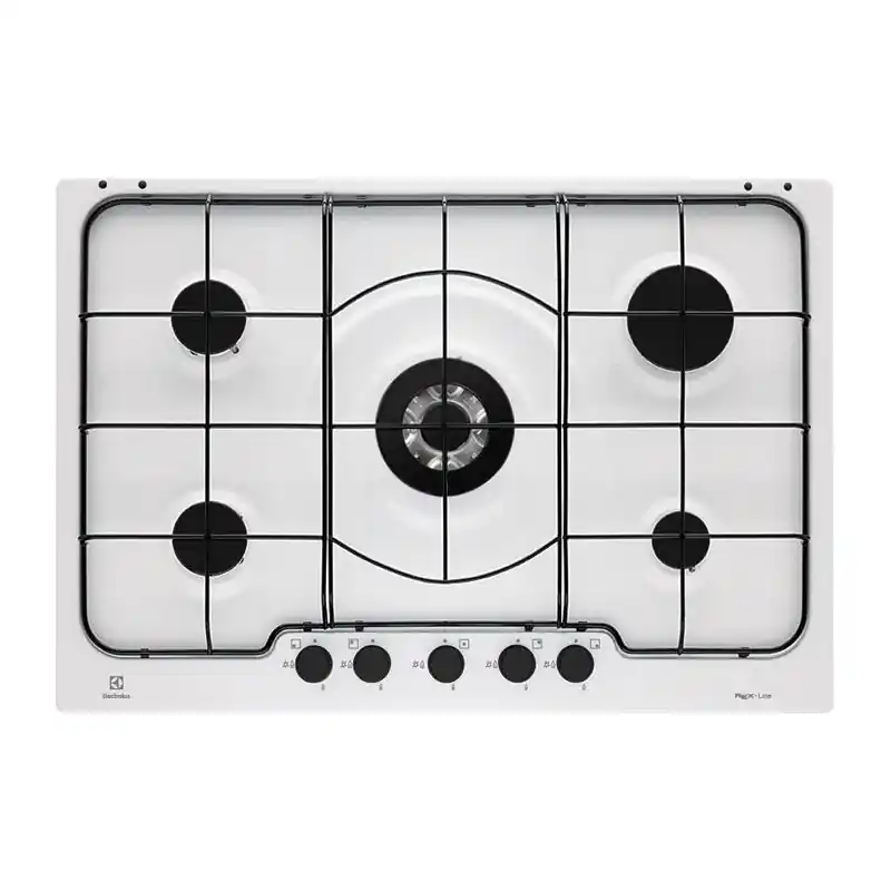 Prezzo Scontato PRONTA CONSEGNA - Electrolux Piano cottura a gas Soft PB750UV finitura bianco da 75 cm