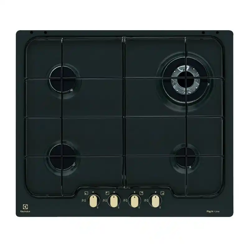 A Buon Prezzo PRONTA CONSEGNA - Electrolux Piano cottura a gas Soft PN640RUV finitura nero da 60 cm
