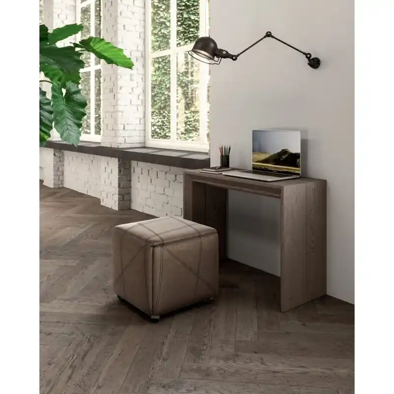 Esclusivo Ozzio Consolle allungabile Golia art. T035 con struttura in legno e piano in legno da 100x43 cm - Con 5 allunghe interne