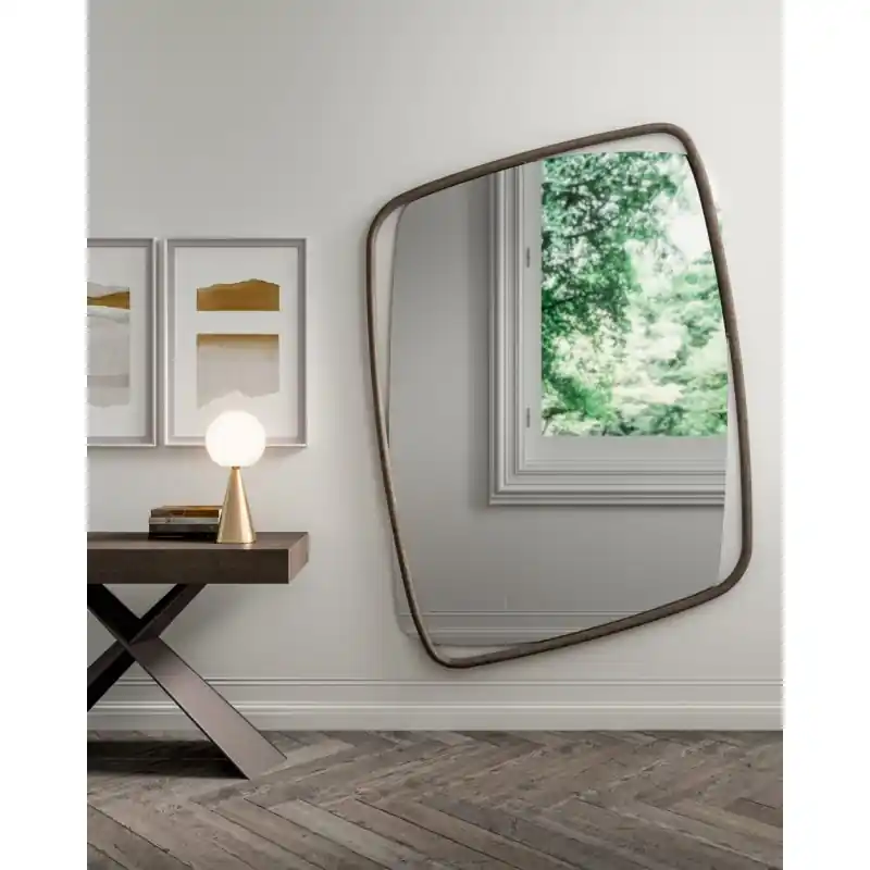 Subito Disponibile Ozzio Specchio Golden Big art. X039 con cornice in legno da 144x204 cm