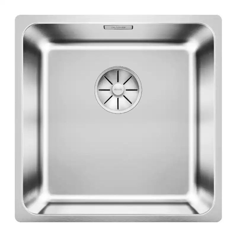 Spedizione Espresso PRONTA CONSEGNA - Blanco Lavello una vasca SOLIS 400-U 1526117 in acciaio inox da 44x44 cm - Sottotop