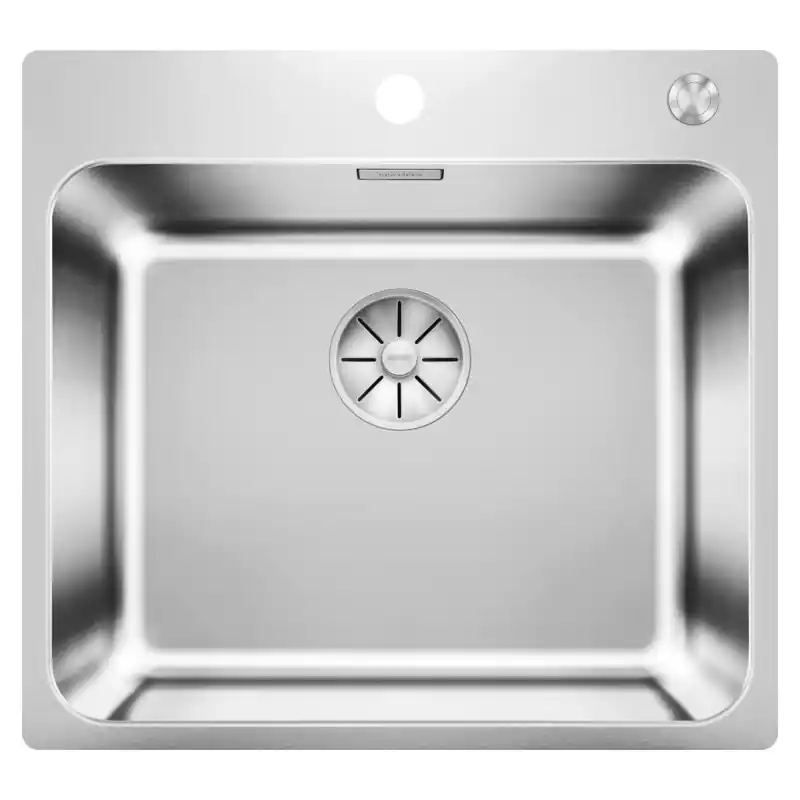 Super Prezzo PRONTA CONSEGNA - Blanco Lavello una vasca SOLIS 500-IF/A 1526124 in acciaio inox da 54x50 cm - Sopratop/Filotop