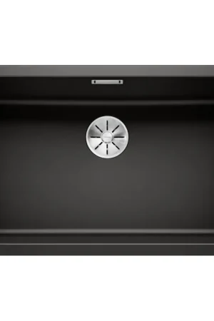 Vendita Finale PRONTA CONSEGNA - Blanco Lavello una vasca SUBLINE 700-U 1526001 finitura nero da 73x46 cm - Sottotop