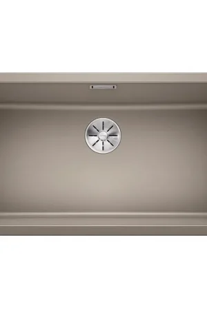 A Buon Prezzo PRONTA CONSEGNA - Blanco Lavello una vasca SUBLINE 800-U 1523148 finitura tartufo da 83x46 cm - Sottotop