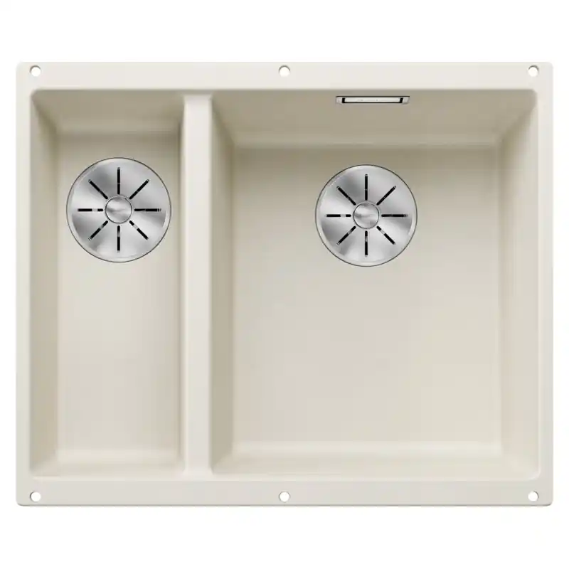 Soddisfatti O Rimborsati Blanco Lavello una vasca DX con vaschetta SUBLINE 340/160-U 1527163 finitura soft white da 55.5x46 cm - Sottotop