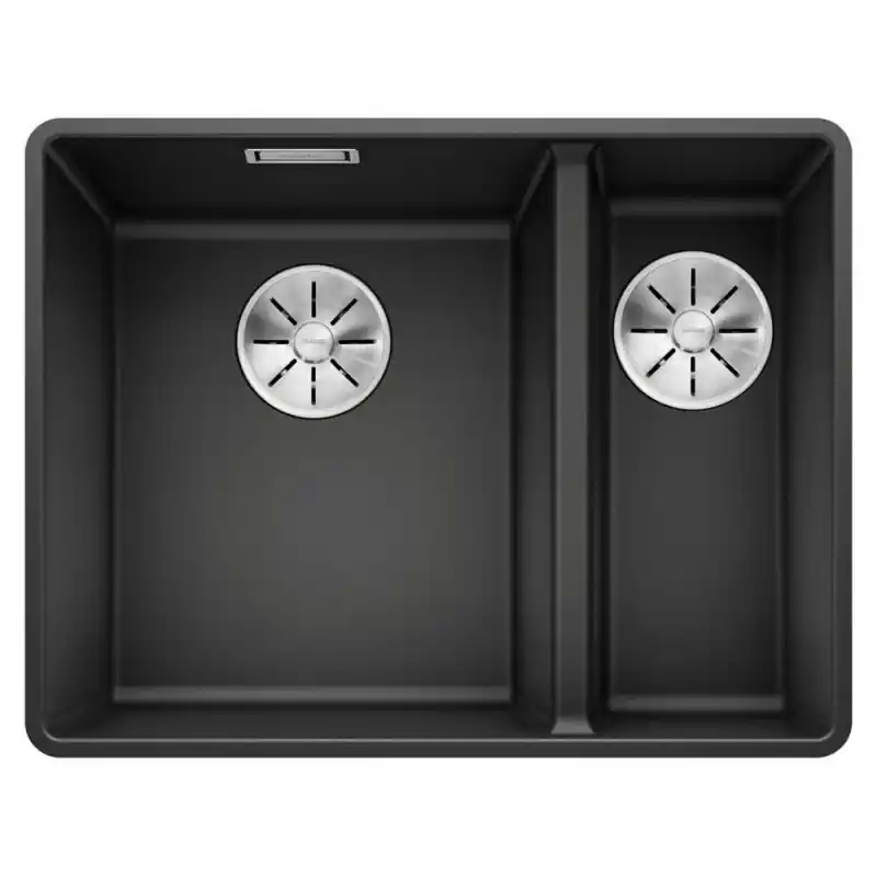 Nuova Collezione Blanco Lavello una vasca SX con vaschetta SUBLINE 340/160-F 1519802 finitura antracite da 55.2x42.7 cm - Filotop