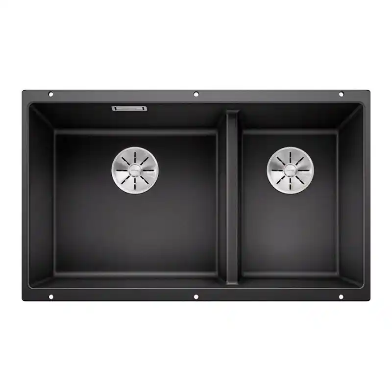 PRONTA CONSEGNA - Blanco Lavello due vasche SUBLINE 430/270-U 1523151 finitura antracite da 75.5x46 cm - Sottotop Spedizione Espresso