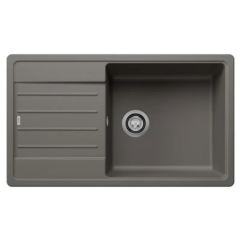 Blanco Lavello una vasca con gocciolatoio LEGRA XL 6 S 1527274 finitura grigio vulcano da 86x50 cm - Sopratop Prezzo Conveniente
