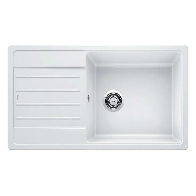 PRONTA CONSEGNA - Blanco Lavello una vasca con gocciolatoio LEGRA XL 6 S 1523328 finitura bianco da 86x50 cm - Sopratop Quantità Limitata