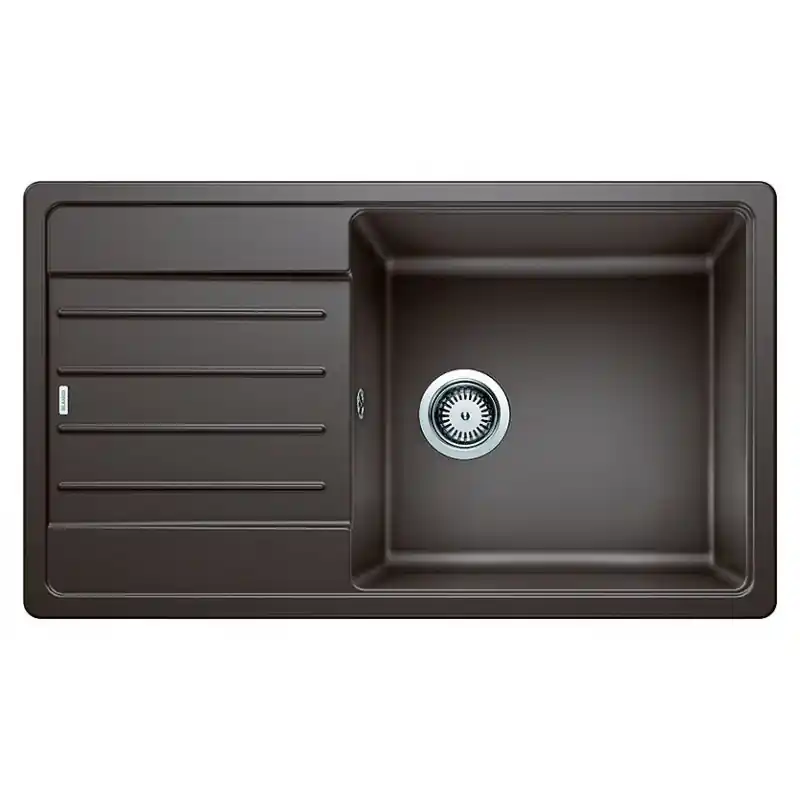 PRONTA CONSEGNA - Blanco Lavello una vasca con gocciolatoio LEGRA XL 6 S 1523331 finitura caffè da 86x50 cm - Sopratop Solo Oggi