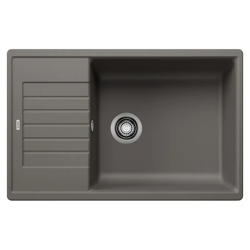Ultima Occasione Blanco Lavello una vasca con gocciolatoio ZIA XL 6 S Compact 1527397 finitura grigio vulcano da 78x50 cm - Sopratop