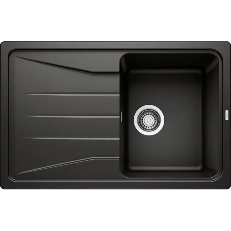 Promo Stagionale Blanco Lavello una vasca con gocciolatoio SONA 45 S 1525970 finitura nero da 78x50 cm - Sopratop