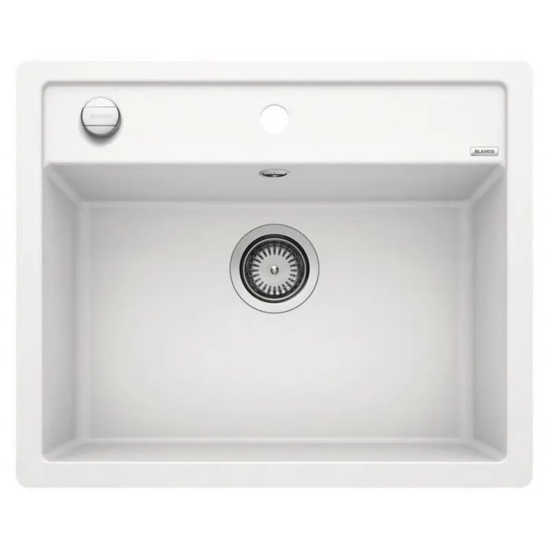 Blanco Lavello una vasca DALAGO 6-F 1514771 finitura bianco da 60.5x50 cm - Filotop Prezzo Conveniente