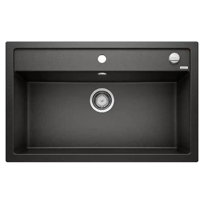 Scelto Dai Clienti PRONTA CONSEGNA - Blanco Lavello una vasca DALAGO 8 1525877 finitura nero da 81.5x51 cm - Sopratop