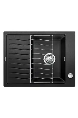 A Buon Prezzo Blanco Lavello una vasca con gocciolatoio ELON 45 S 1520989 finitura antracite da 65x50 cm - Sopratop