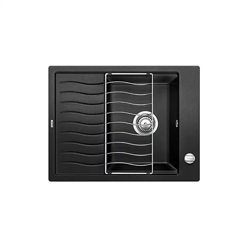 A Buon Prezzo Blanco Lavello una vasca con gocciolatoio ELON 45 S 1520989 finitura antracite da 65x50 cm - Sopratop