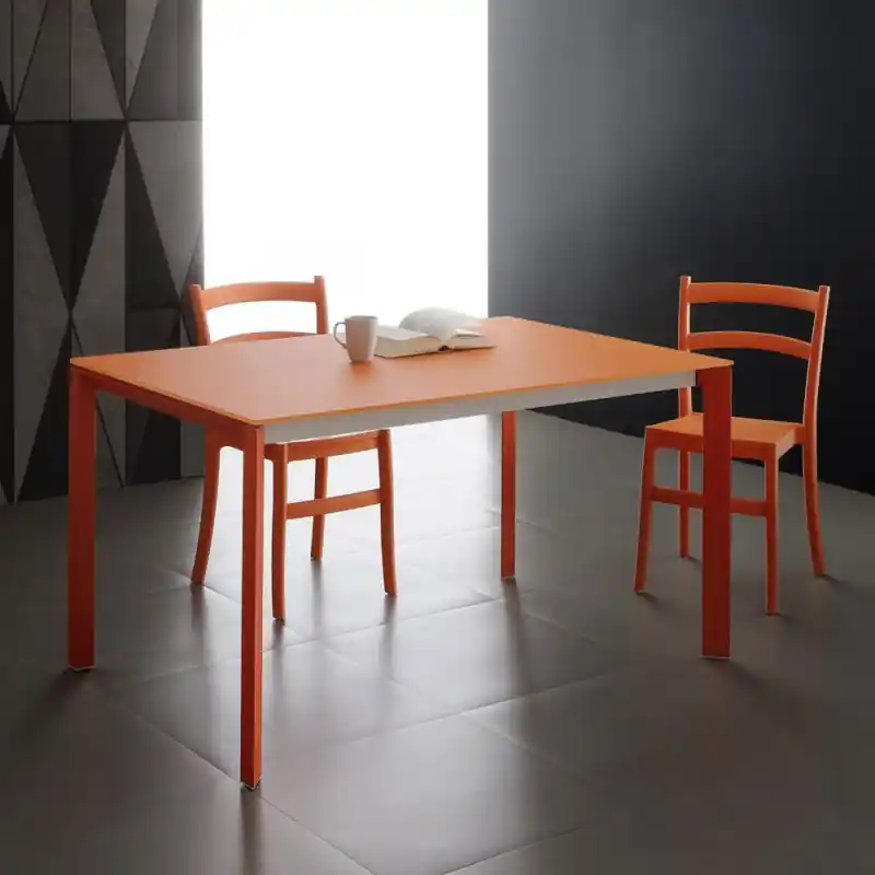 X.ABITAre Tavolo allungabile Lancillotto art. S06 con struttura in metallo e piano a scelta da 120(170)x80 cm Super Prezzo