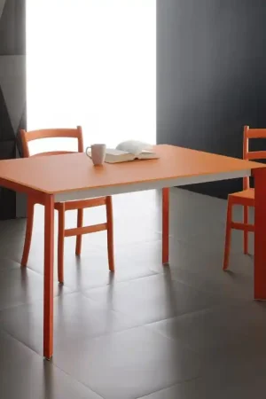 X.ABITAre Tavolo allungabile Lancillotto art. S06 con struttura in metallo e piano a scelta da 140(200)x90 cm Prezzo Scontato