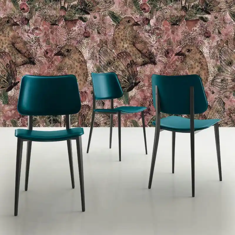 X.ABITAre Sedia Sandy art. S37 con struttura in metallo e seduta rivestita Offerta Speciale