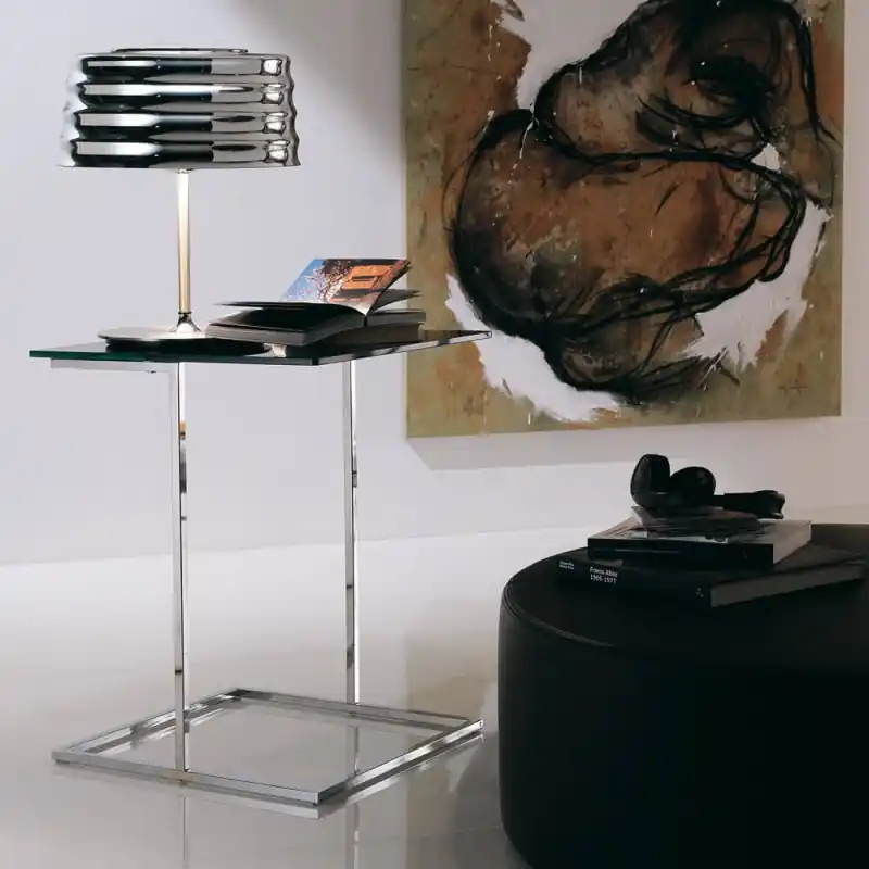 X.ABITAre Tavolino Stick art. T107 con struttura in metallo e piano a scelta da 48x48 cm Miglior Prezzo