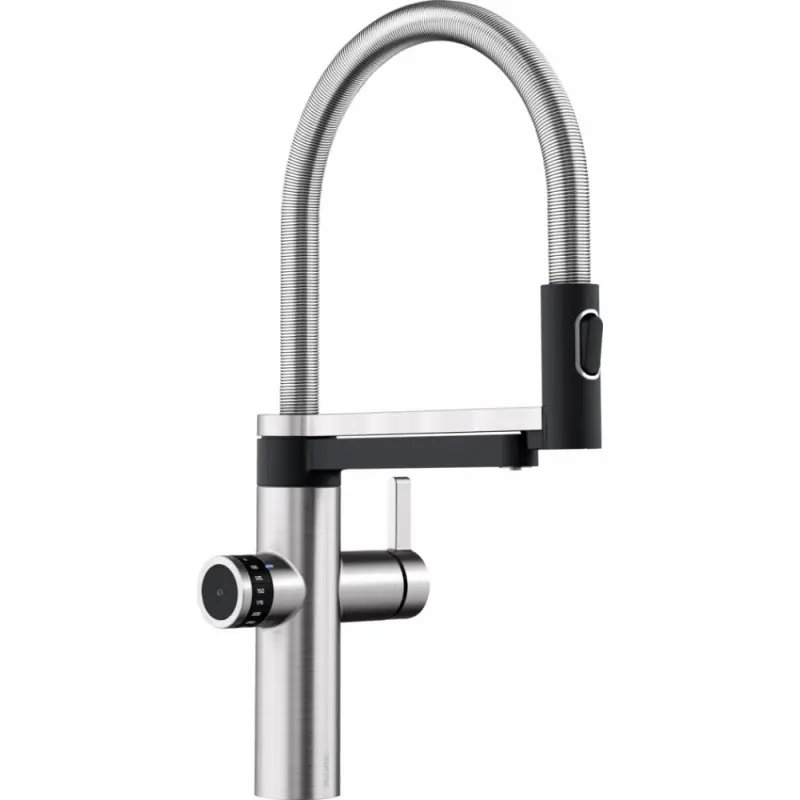 Blanco Miscelatore a 3 vie doppio comando con doccetta estraibile drink.filter EVOL-S Pro 1526311 finitura inox Non Perdere
