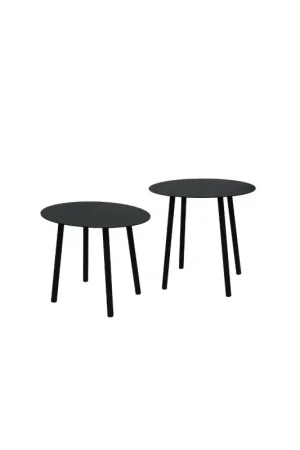 RD Italia Tavolino ovale ELYPSO 45 con struttura e piano in acciaio da 39x49 cm e h. 45 cm Soddisfatti O Rimborsati