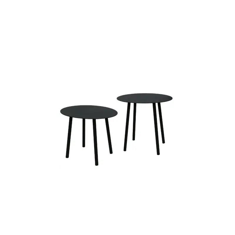 RD Italia Tavolino ovale ELYPSO 45 con struttura e piano in acciaio da 39x49 cm e h. 45 cm Soddisfatti O Rimborsati