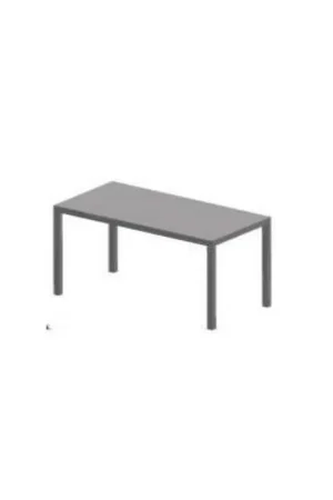 RD Italia Tavolino impilabile DORIO F74 con struttura e piano in acciaio da 37x74 cm Bestseller