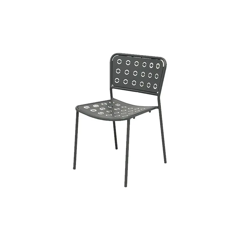 Must-Have RD Italia Sedia impilabile POP 1 con struttura e seduta in acciaio