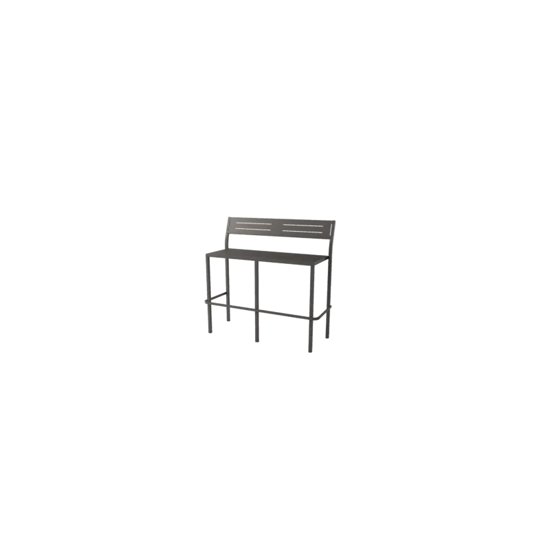 Compra Online RD Italia Panca alta impilabile DORIO con struttura e seduta in acciaio da 113x45 cm - Con schienale