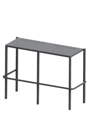 RD Italia Panca alta impilabile DORIO con struttura e seduta in acciaio da 113x45 cm Di Tendenza