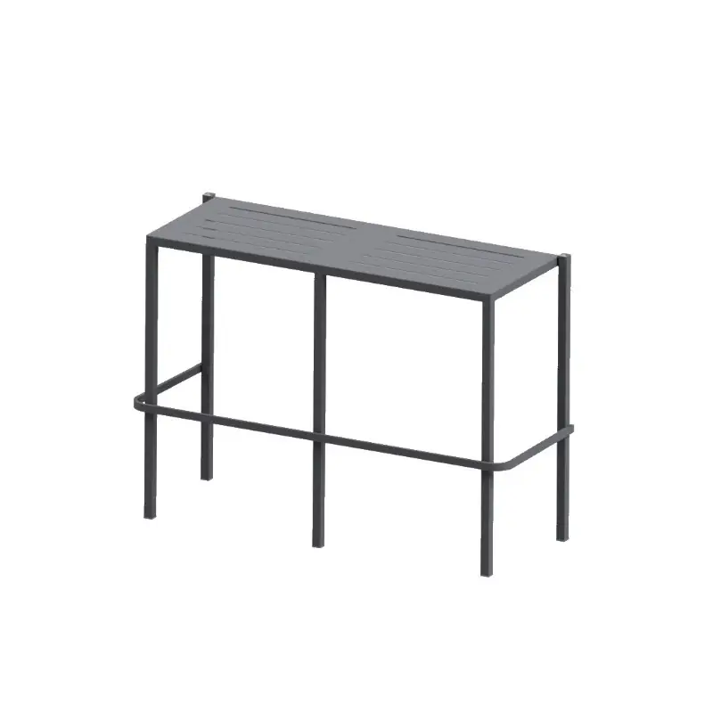 RD Italia Panca alta impilabile DORIO con struttura e seduta in acciaio da 113x45 cm Di Tendenza